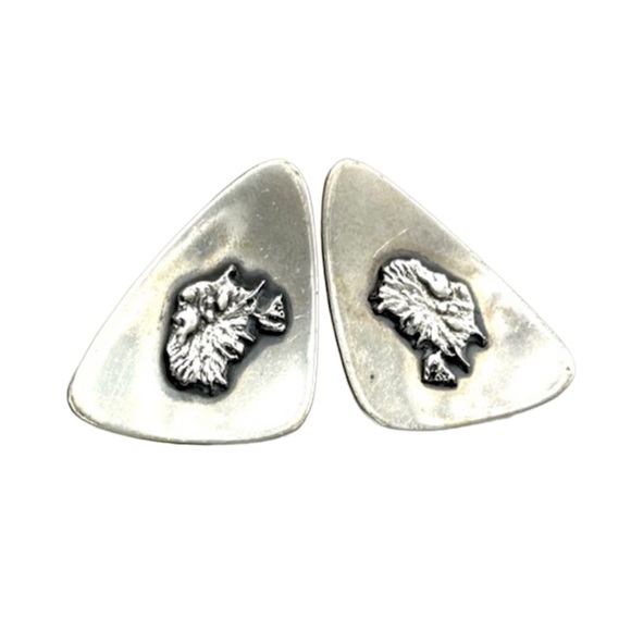 DANISH STERLING Godtfred B.Brøchner 830 Silver Vintage Articulated Modernist - Picture 3 of 11